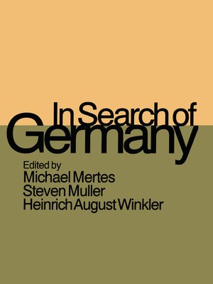 cover image of In Search of Germany